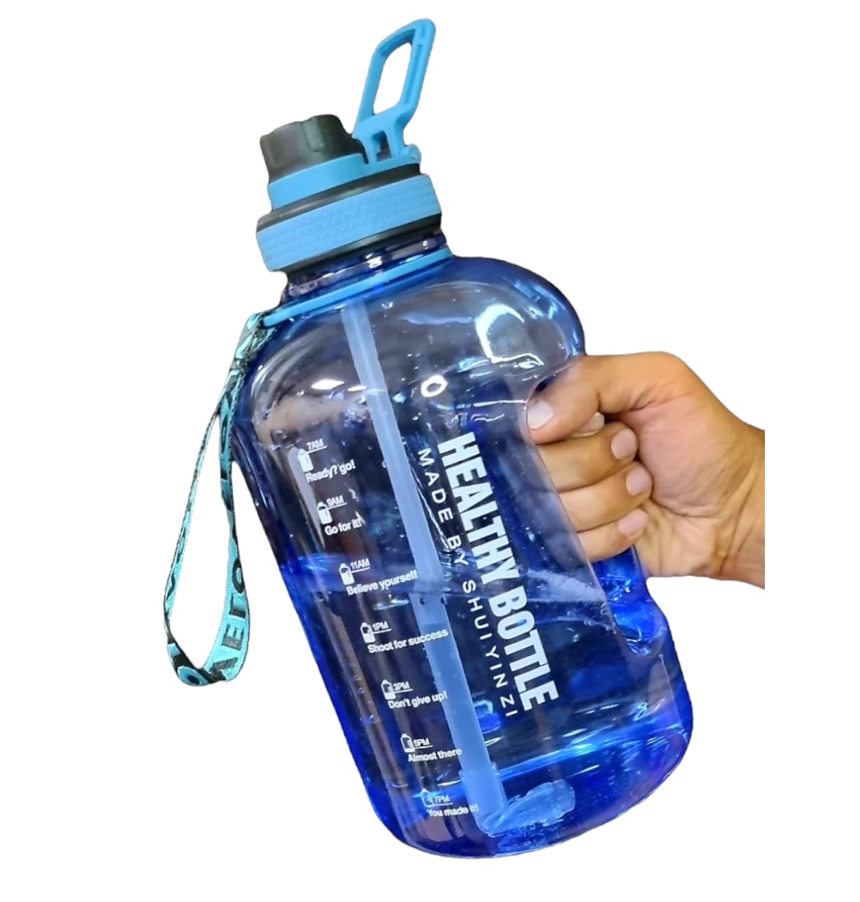 Healthy Blue Gym water bottle