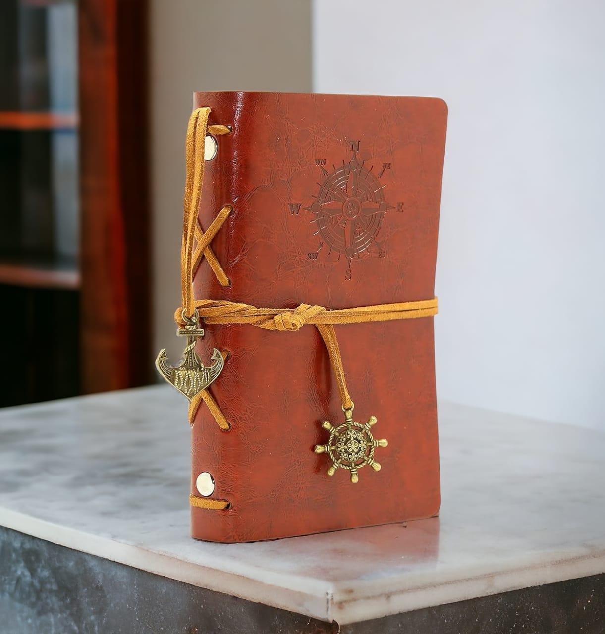 Light Brown Leather diary