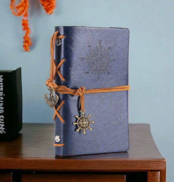 Royal Blue Leather Diary